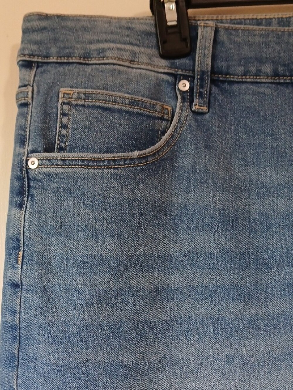 Terra & Sky 20W Light Blue Straight Leg Women's Jeans - Picture 6 of 14